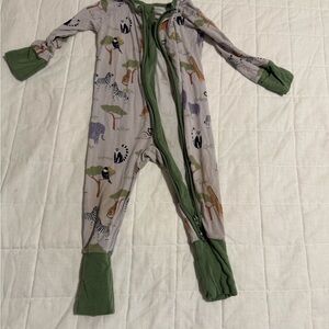 Little Sleepies Safari Pajamas 3-6m